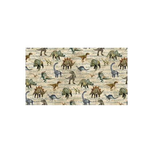Prehistoric World Dinosaurs All Over - 24744-12