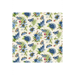 Fabric, Northcott, Something Blue Feature Floral - DP25079
