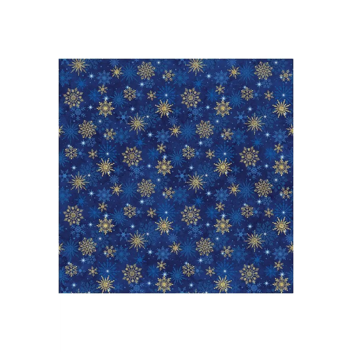 Fabric, Northcott, Stonehenge Christmas Joy Snowflakes - 24774M