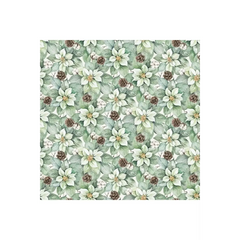 White Linen Christmas Pack Poinsettia - 25429-10