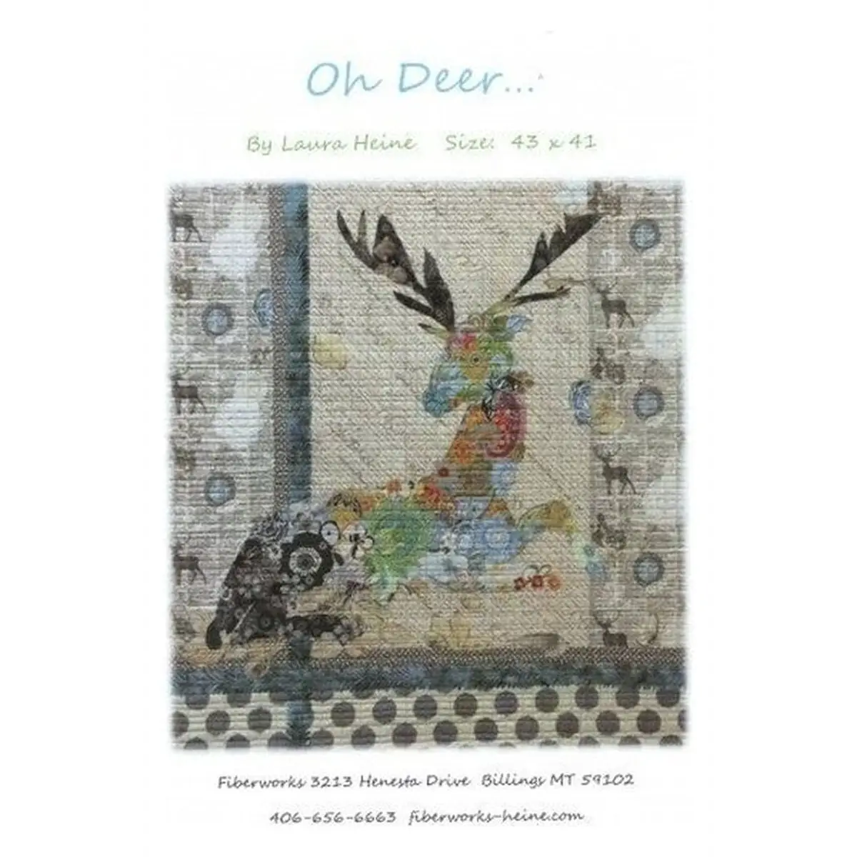 Oh Deer Collage Pattern