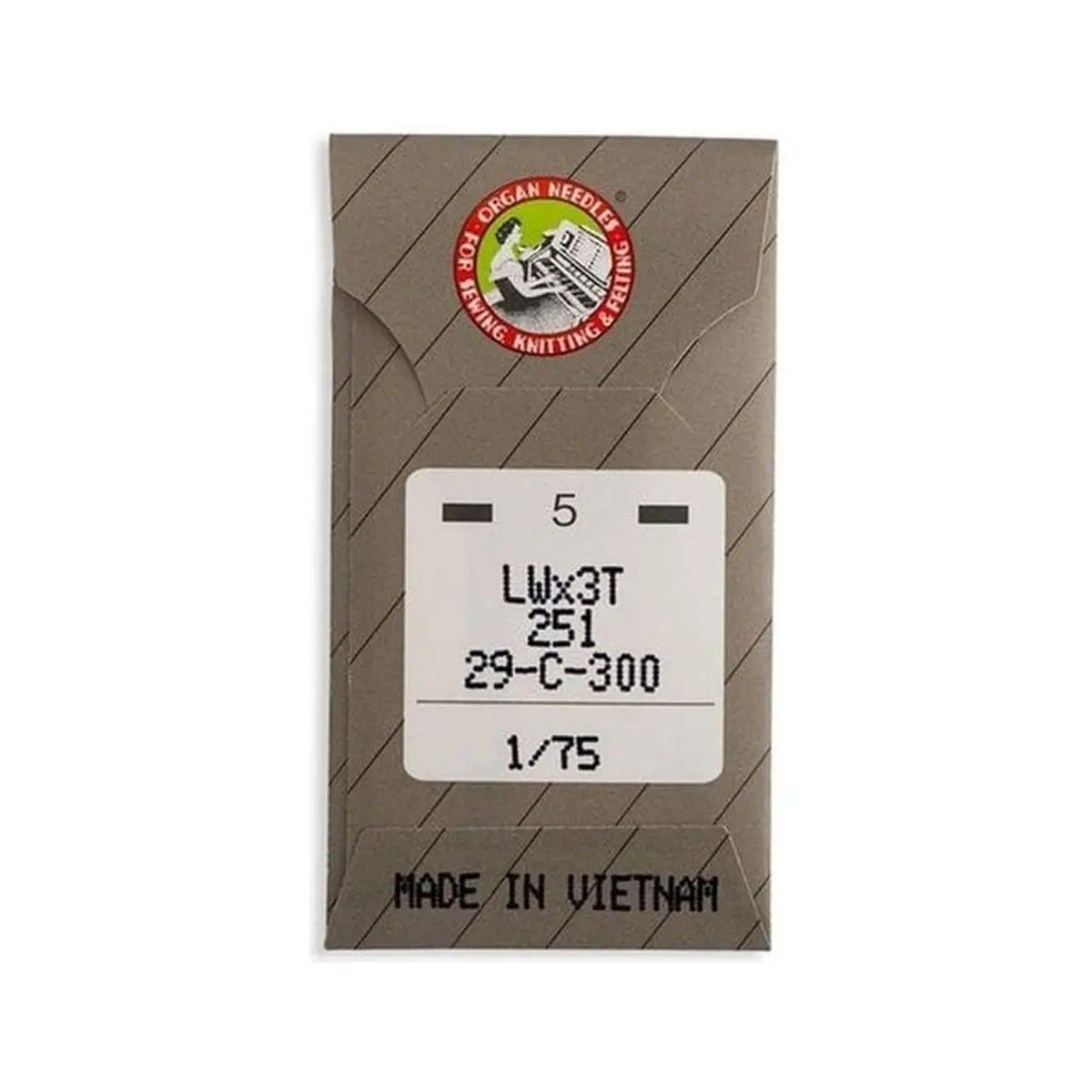 Organ Ball Point Blind Stitch Industrial Machine Needles - System: 251, LWx3T
