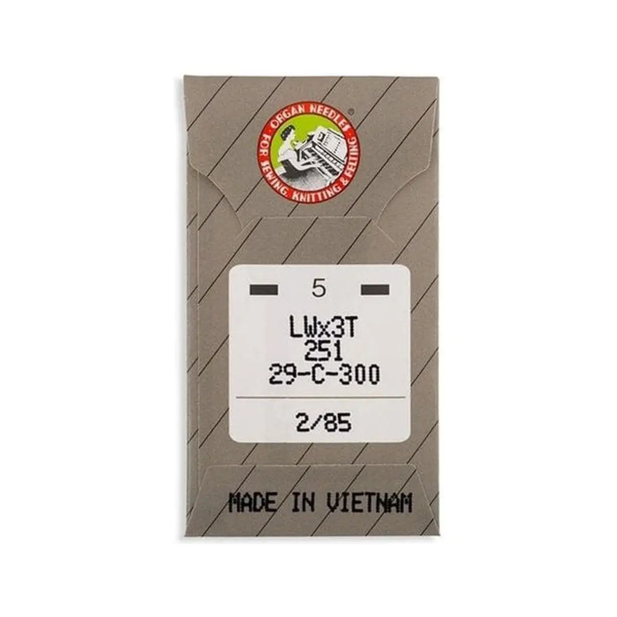 Organ Ball Point Blind Stitch Industrial Machine Needles - System: 251, LWx3T