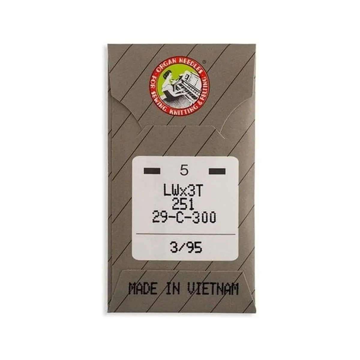 Organ Ball Point Blind Stitch Industrial Machine Needles - System: 251, LWx3T