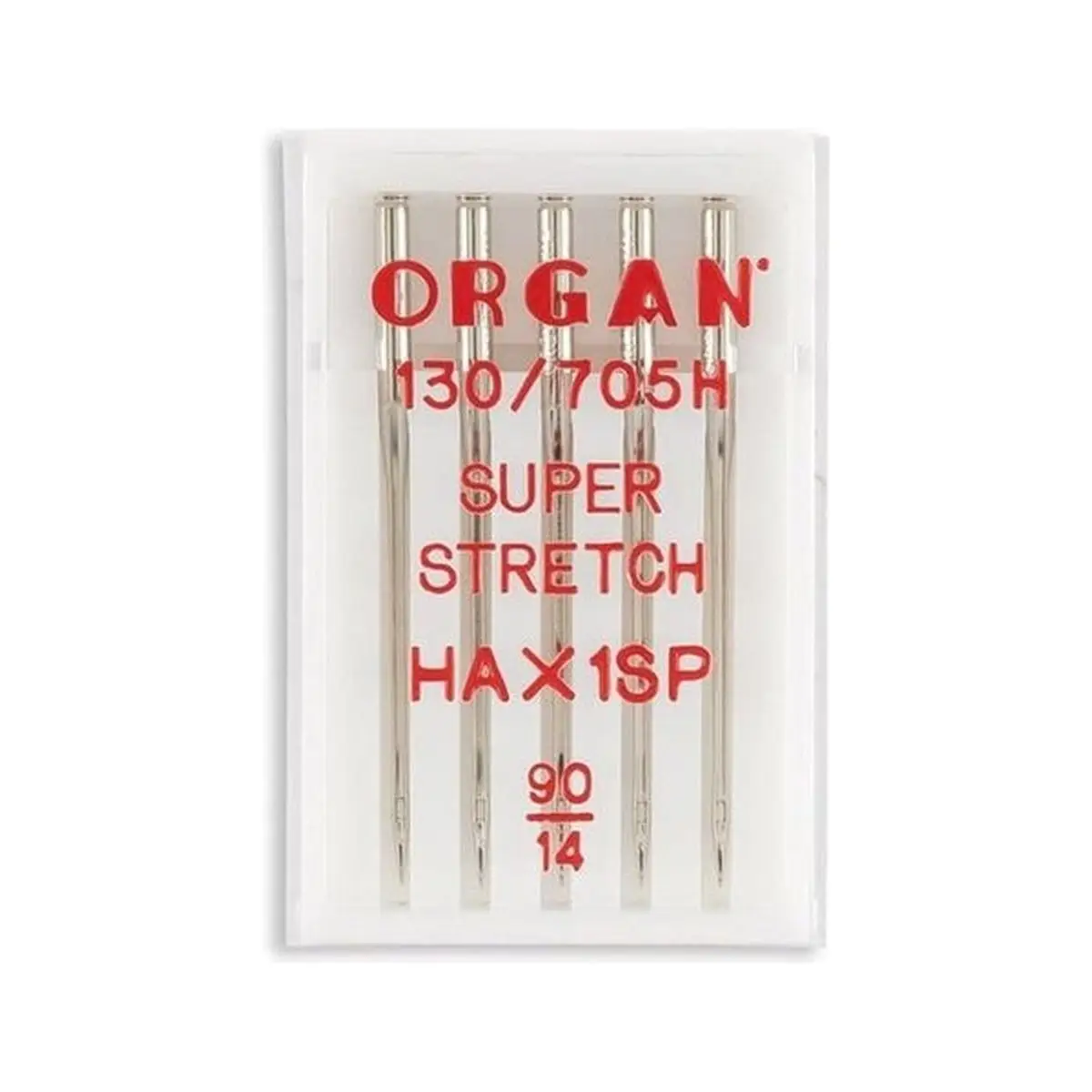 Organ Brand Domestic Machine Needles - System: Super StretchP - 5/Pack