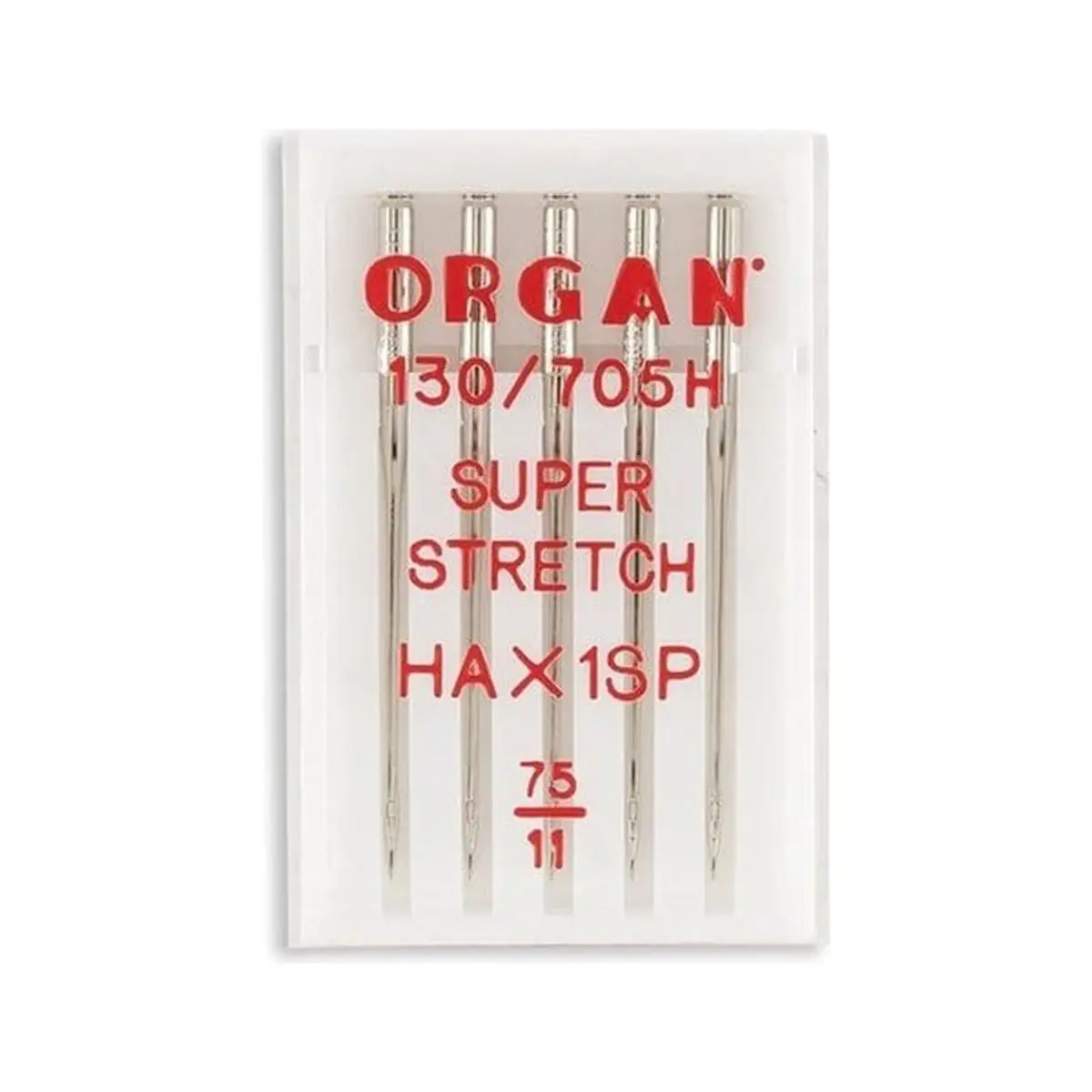 Organ Brand Domestic Machine Needles - System: Super StretchP - 5/Pack