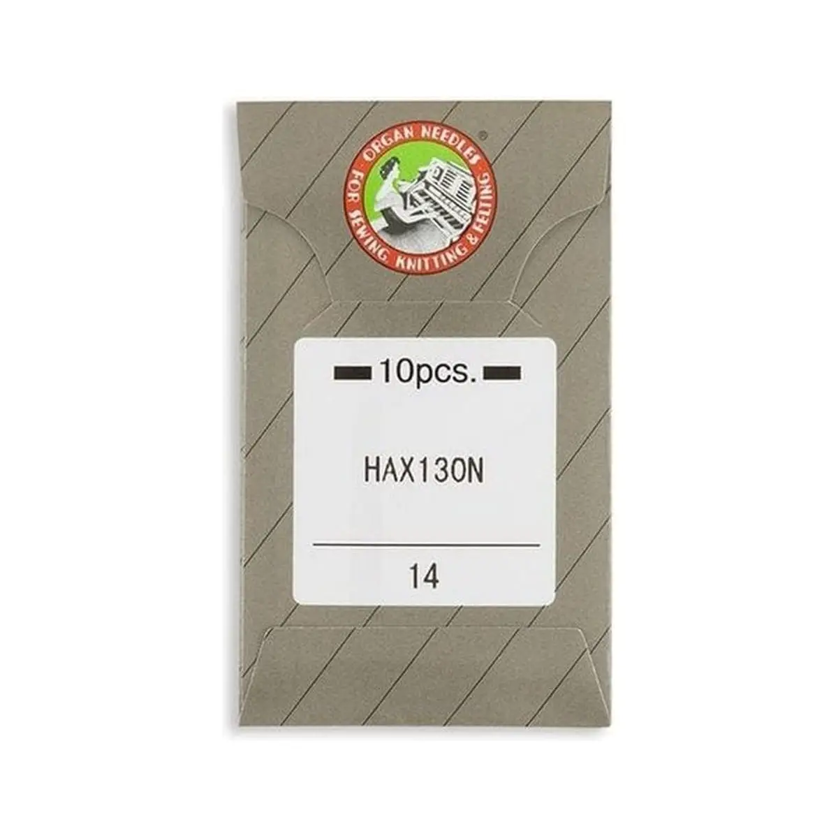 Organ Brand Domestic Machine Needles - System: Top Stitch - HAx130, HAx130N - 10/Pack