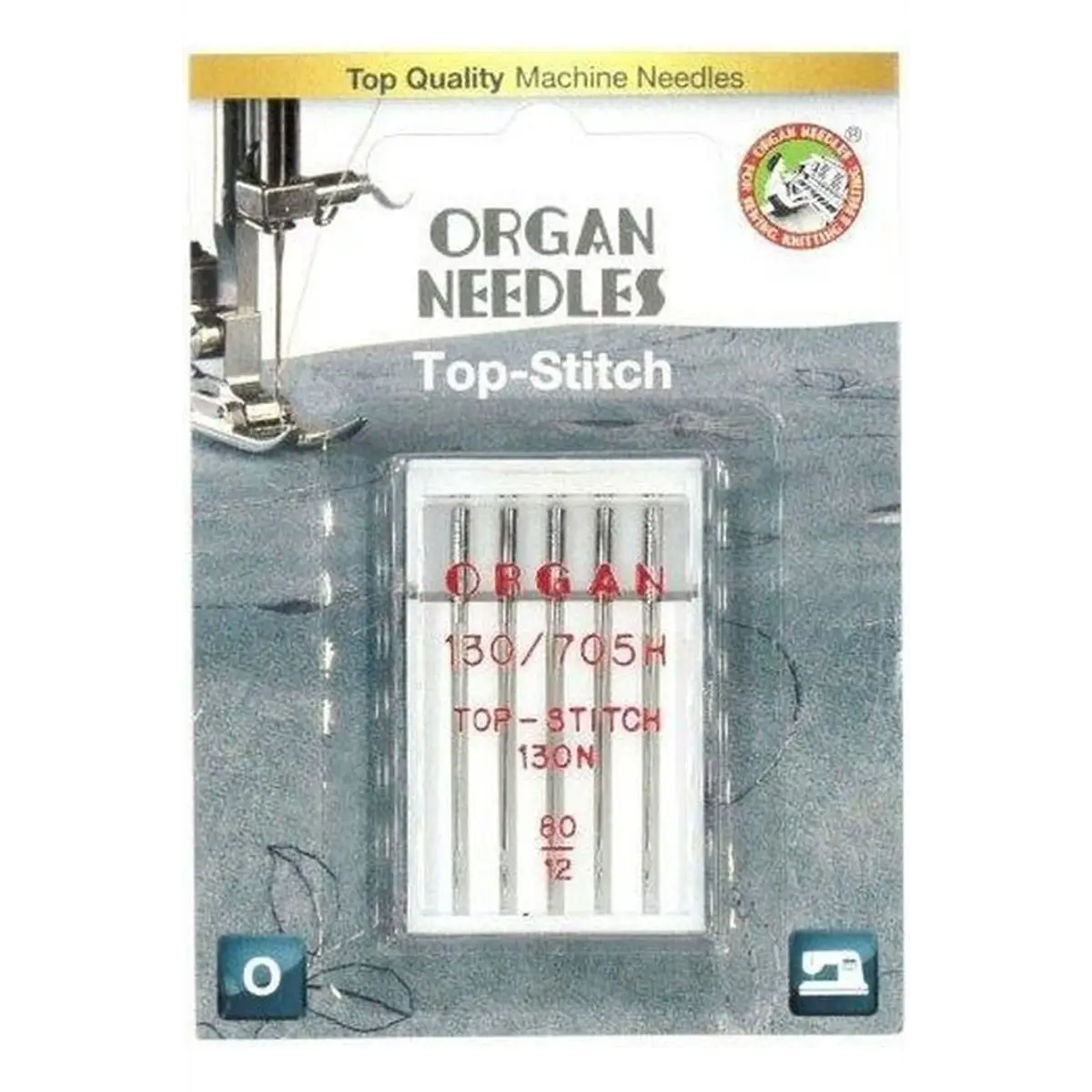 Organ Brand Domestic Machine Needles - System: Topstitch Needles