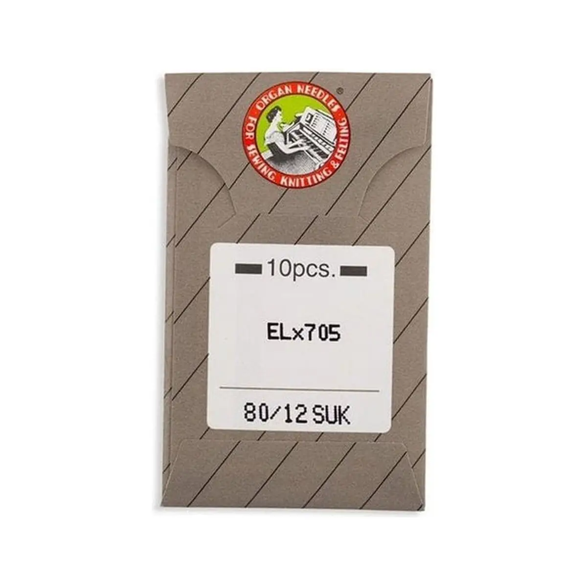 Organ Brand Industrial Machine Needles - ELx705 - 10/Pack