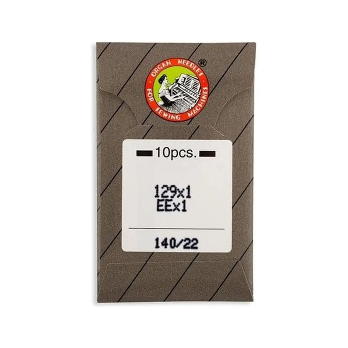 Organ Brand Industrial Machine Needles - System: 129x1, EEx1 - 10/Pack