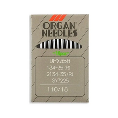 Organ Brand Industrial Machine Needles - System: 134-35 R , 2134-35 R , SY7225, DPx35R - 10/Pack