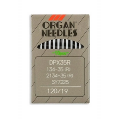 Organ Brand Industrial Machine Needles - System: 134-35 R , 2134-35 R , SY7225, DPx35R - 10/Pack