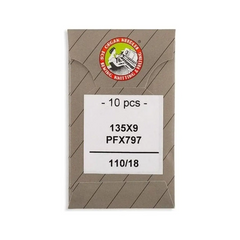 Organ Brand Industrial Machine Needles - System: 134K/556KH, 797KH, 135x9, PFx797 - 10/Pack