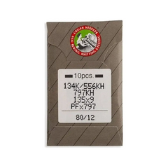 Organ Brand Industrial Machine Needles - System: 134K/556KH, 797KH, 135x9, PFx797 - 10/Pack