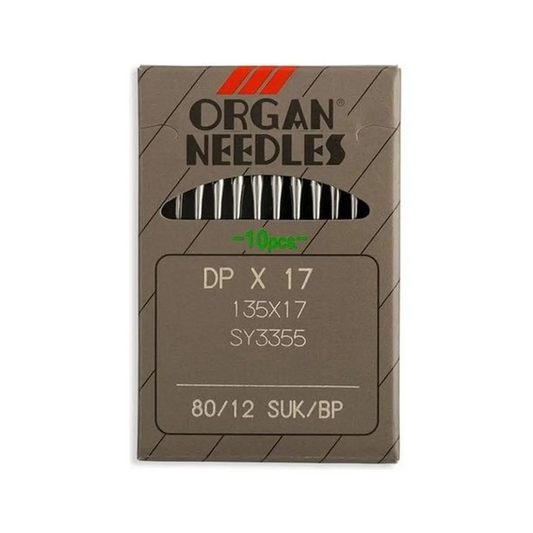 Organ Brand Industrial Machine Needles - System: 135x17, DPx17 - 10/Pack