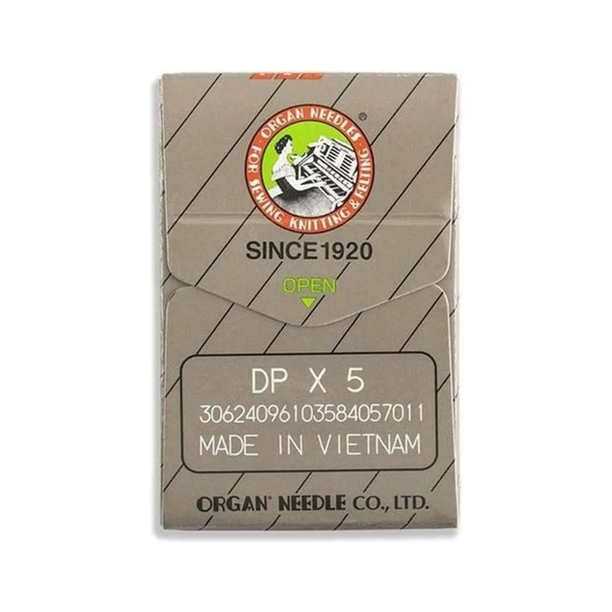 Organ Brand Industrial Machine Needles - System: 135x5, DPx5 10/Pack