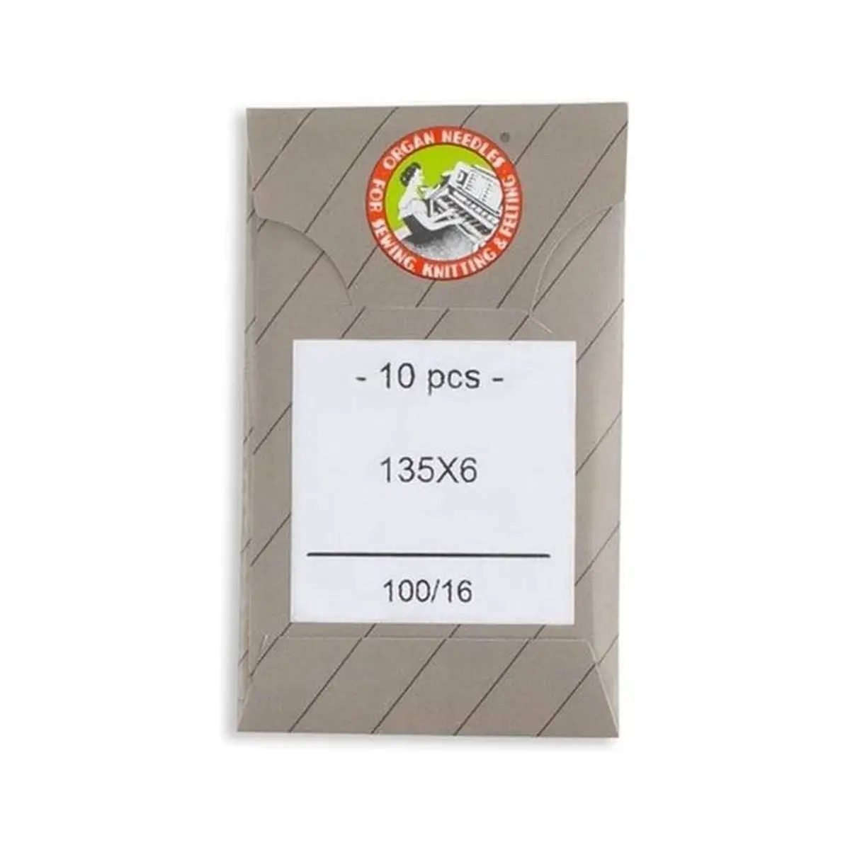 Organ Brand Industrial Machine Needles - System: 135x6 - 10/Pack