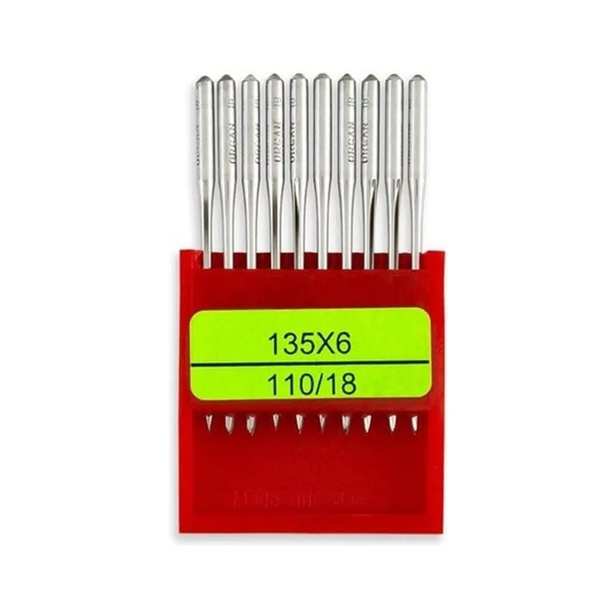 Organ Brand Industrial Machine Needles - System: 135x6 - 10/Pack