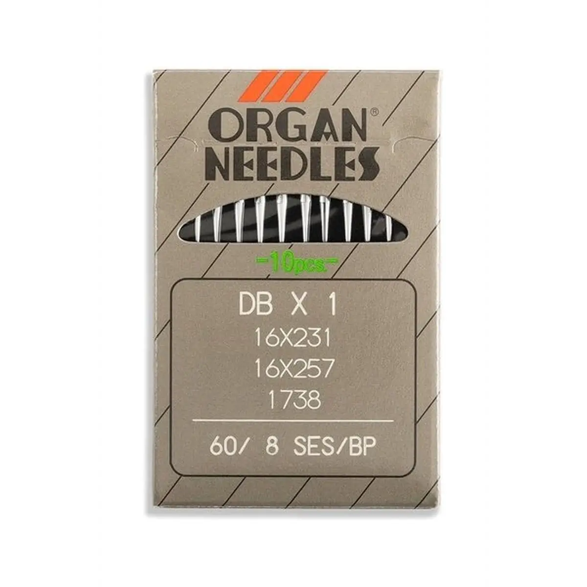 Organ Brand Industrial Machine Needles - System: 16x231, DBx1
