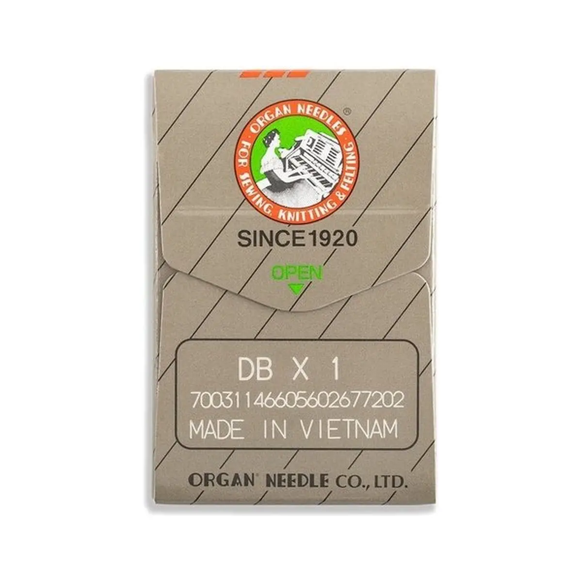 Organ Brand Industrial Machine Needles - System: 16x231, DBx1