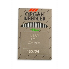 Organ Brand Industrial Machine Needles - System: 29x4NTW, DIx4, 332LL - 10/Pack