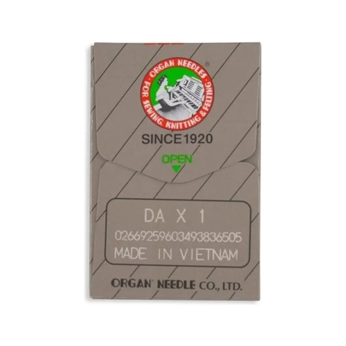 Organ Brand Industrial Machine Needles - System: 88x1, DAx1, 1128 - 10/Pack
