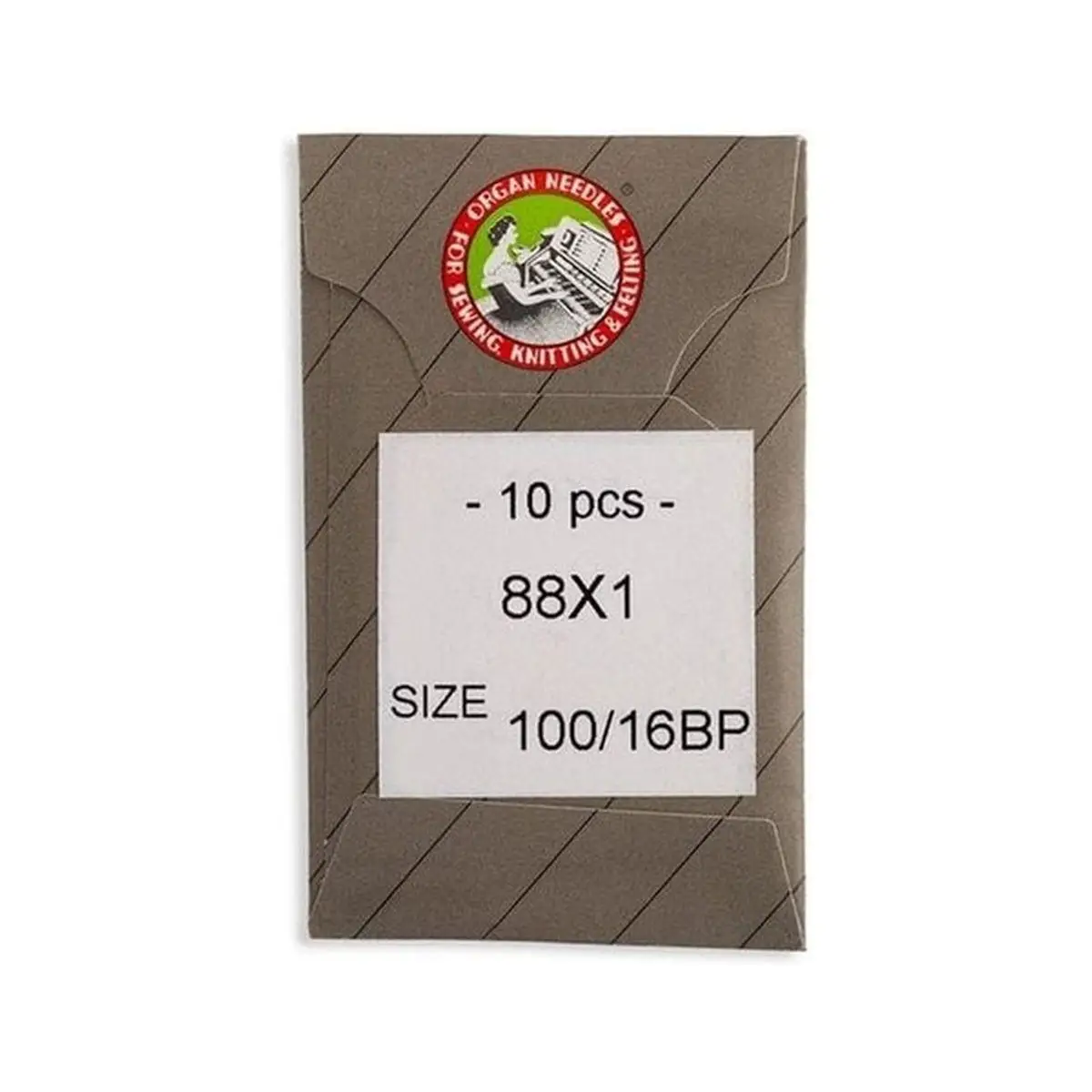 Organ Brand Industrial Machine Needles - System: 88x1, DAx1, 1128 - 10/Pack