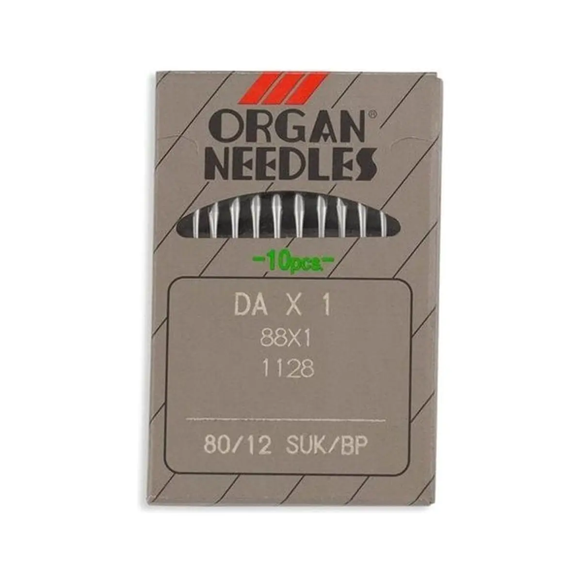 Organ Brand Industrial Machine Needles - System: 88x1, DAx1, 1128 - 10/Pack