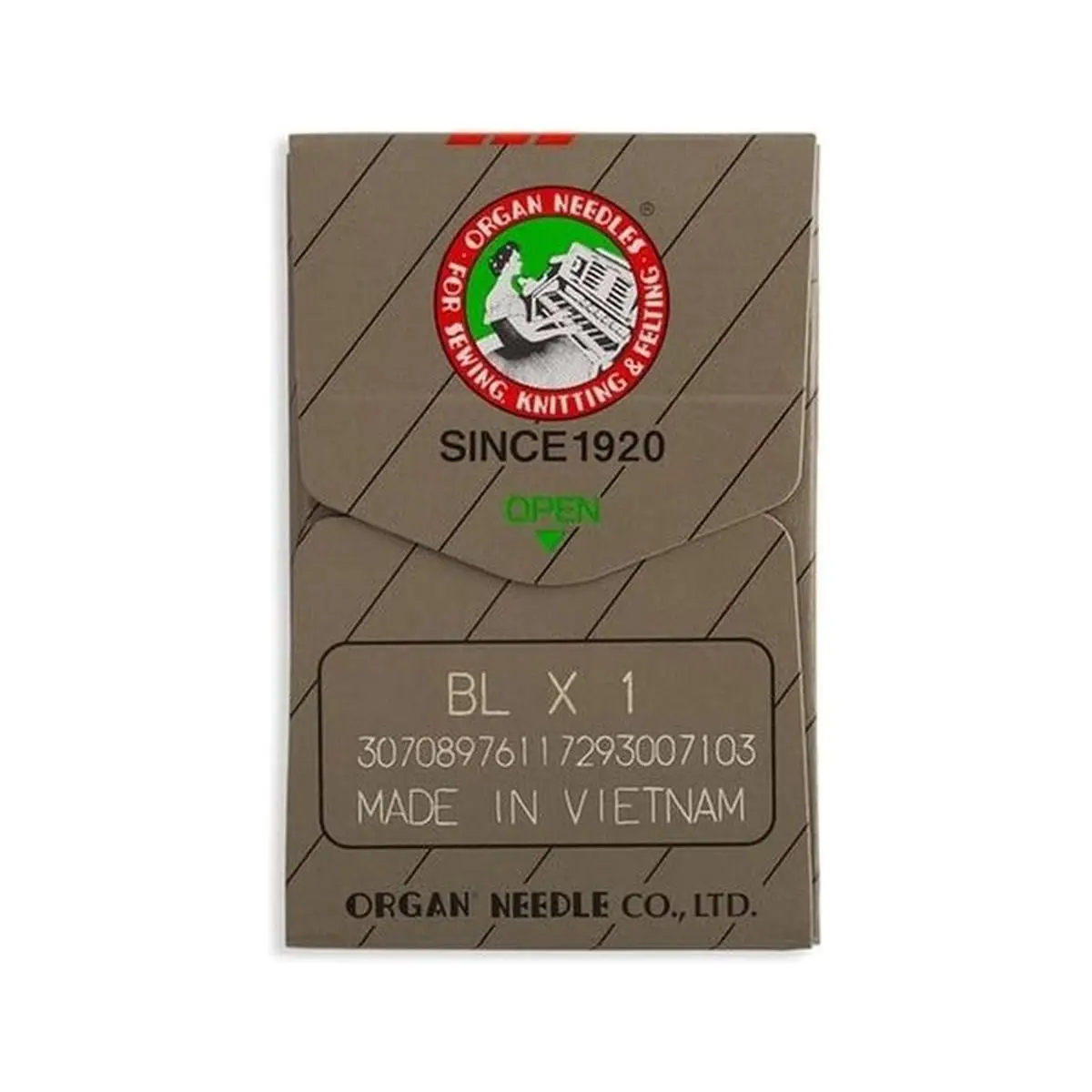 Organ Brand Industrial Machine Needles - System: BLx1 - 10/Pack