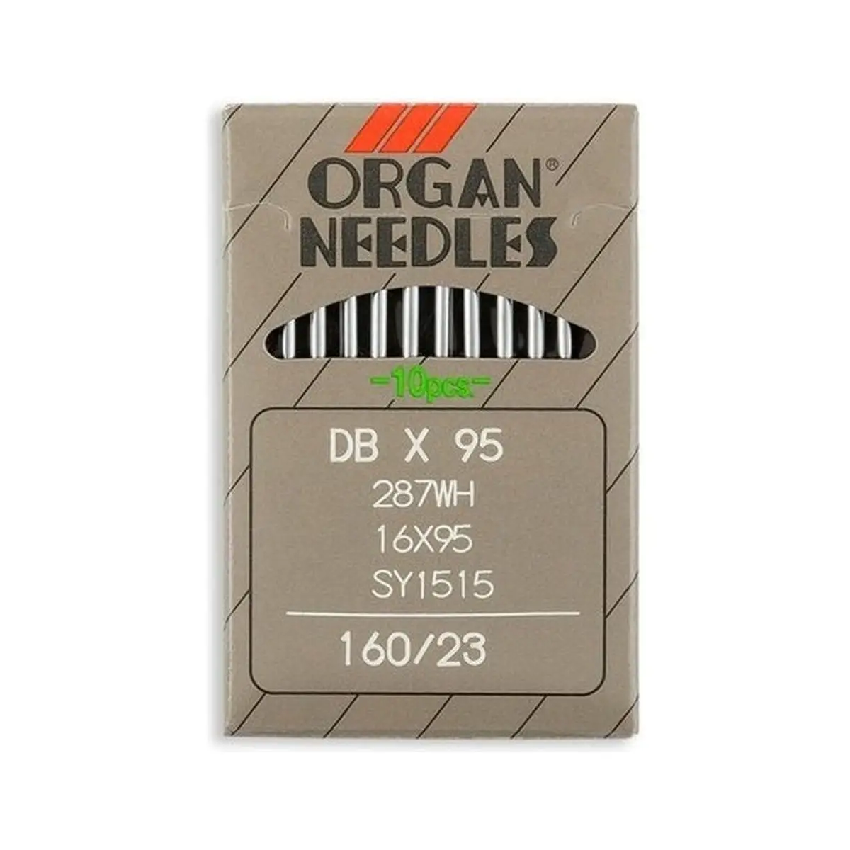 Organ Regular Point Industrial Machine Needles - DBx95 16x95 287WH SY1515 - 10/Pack