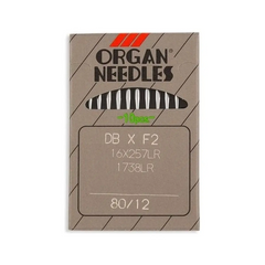 Organ Brand Industrial Machine Needles - System: DBxF2, 16x257LR, 1738LR - 10/Pack