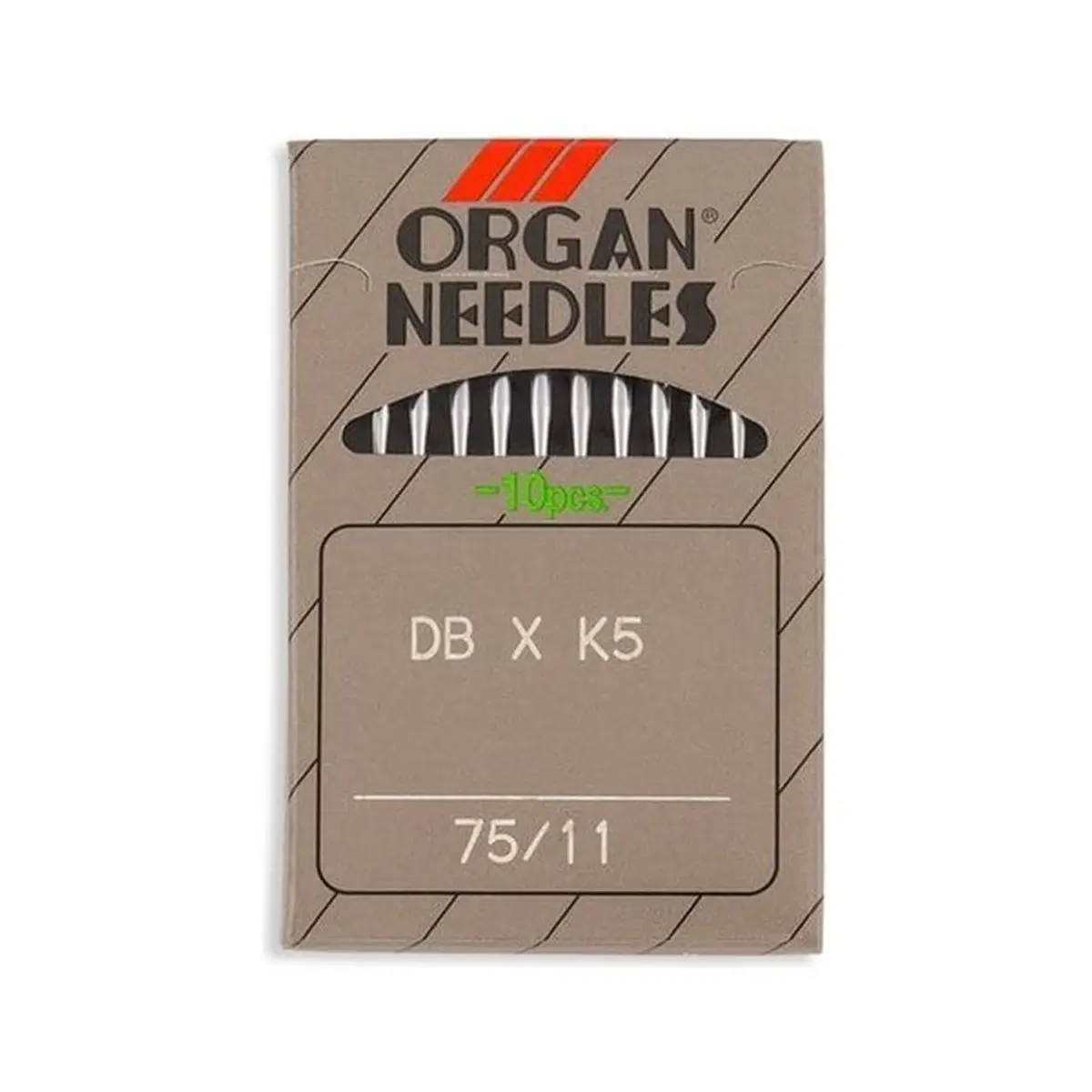 Organ Brand Industrial Machine Needles - System: DBxK5 - 10/Pack