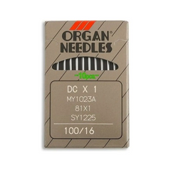 Organ Brand Industrial Machine Needles - System: DCx1, MY1023A, 81x1, SY1225 - 10/Pack