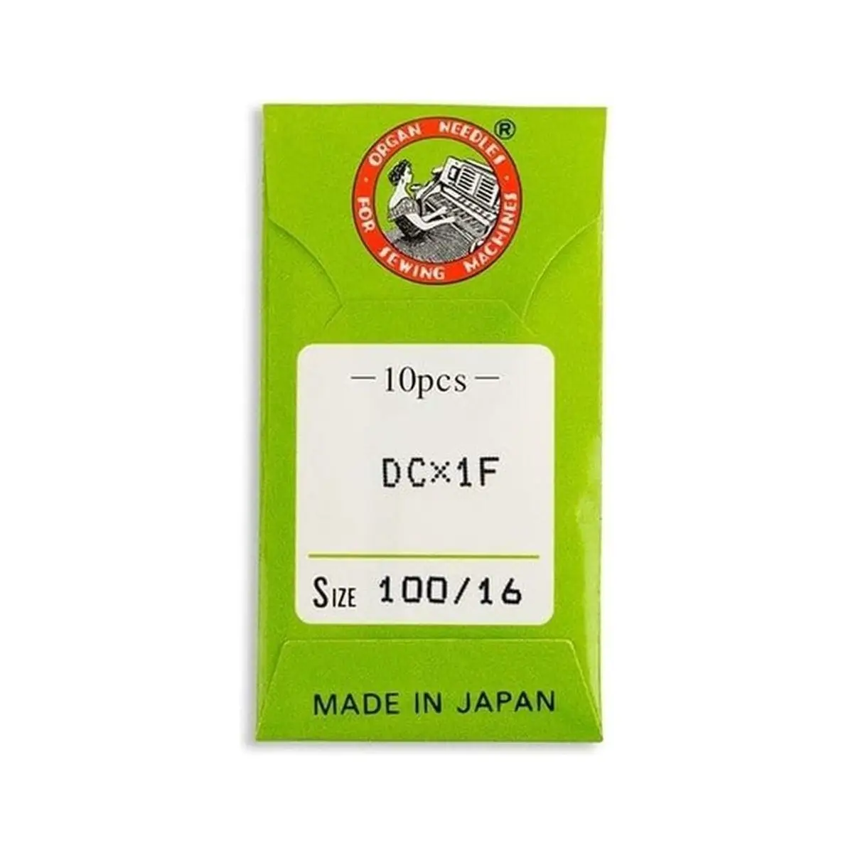 Organ Brand Industrial Machine Needles - System: DCx1F - 10/Pack