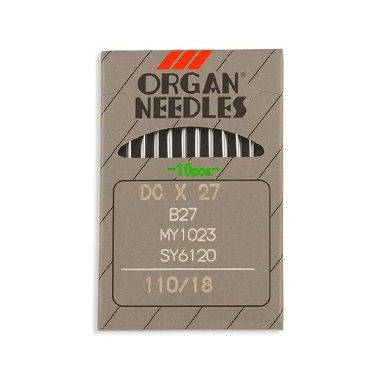 Organ Brand Industrial Machine Needles - System: DCx27, B27
