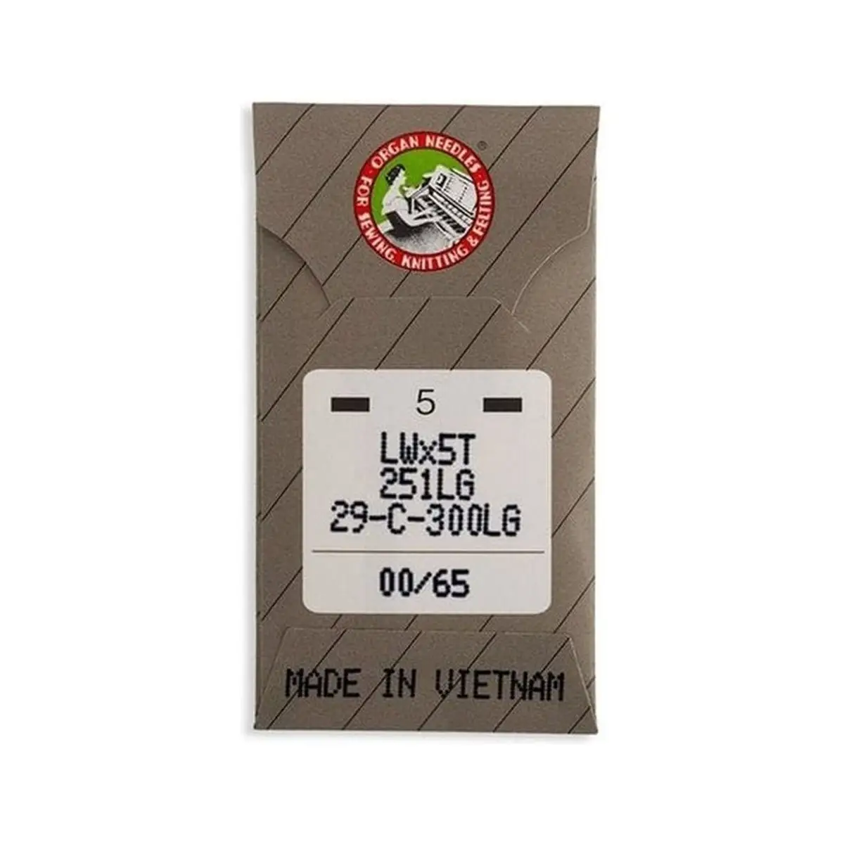 Organ Brand Industrial Machine Needles - System: LWx5T, 251LG Long