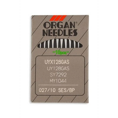 Organ Brand Industrial Machine Needles - System: UYx128GAS, UY128GAS, SY7292, MY1044 - 10/Pack