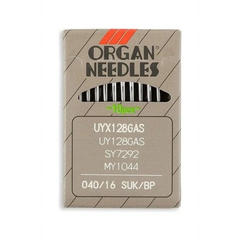 Organ Brand Industrial Machine Needles - System: UYx128GAS, UY128GAS, SY7292, MY1044 - 10/Pack