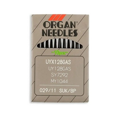 Organ Brand Industrial Machine Needles - System: UYx128GAS, UY128GAS, SY7292, MY1044 - 10/Pack