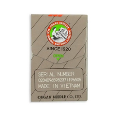 Organ Brand Industrial Machine Needles - System: UYx128GAS, UY128GAS, SY7292, MY1044 - 10/Pack