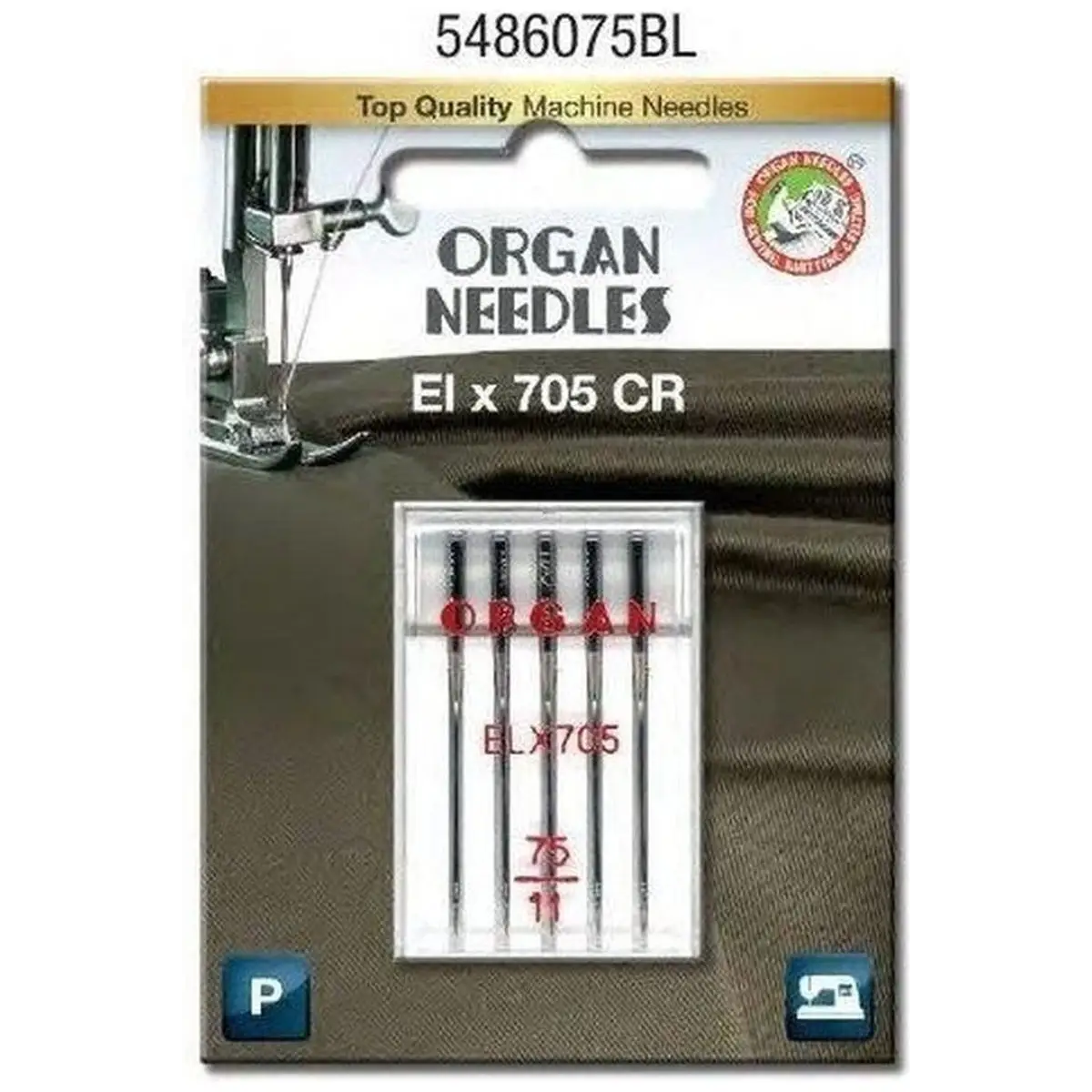 Organ ELx705 CR Overlock Needles - 5/pk