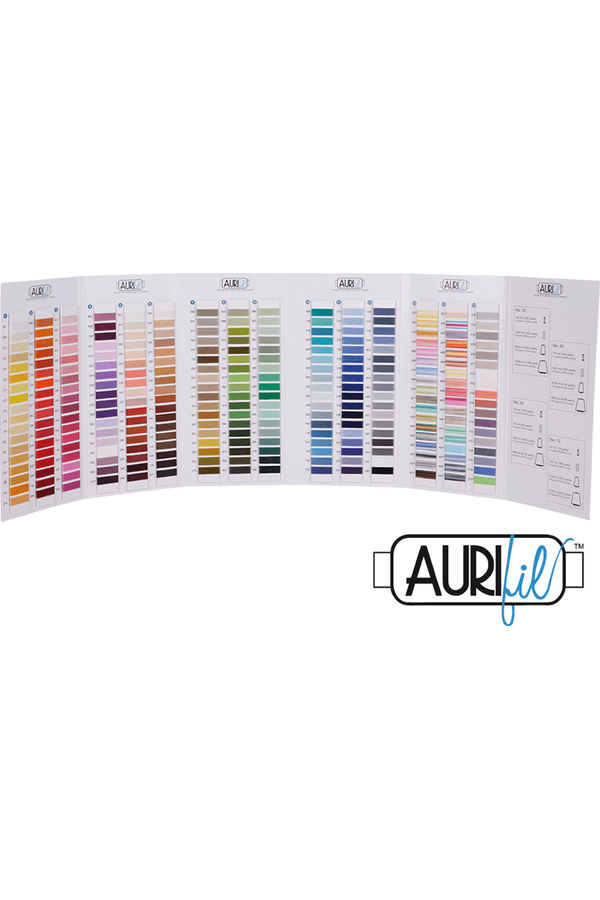 Aurifil Cotton Thread Colour Card