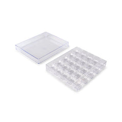 Dritz 25 Bobbin Box-Clear
