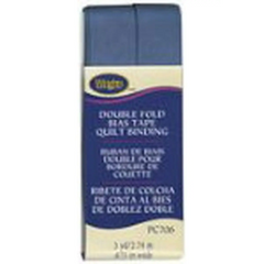 Quilt Binding Double Fold Stone Blue