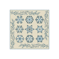 Snowflake Complete Pattern and Piece Pack by Edyta Sitar of Laundry Basket Quilt.