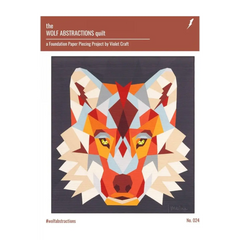 Violet Craft Wolf Abstractions Foundations Paper Piecing Pattern