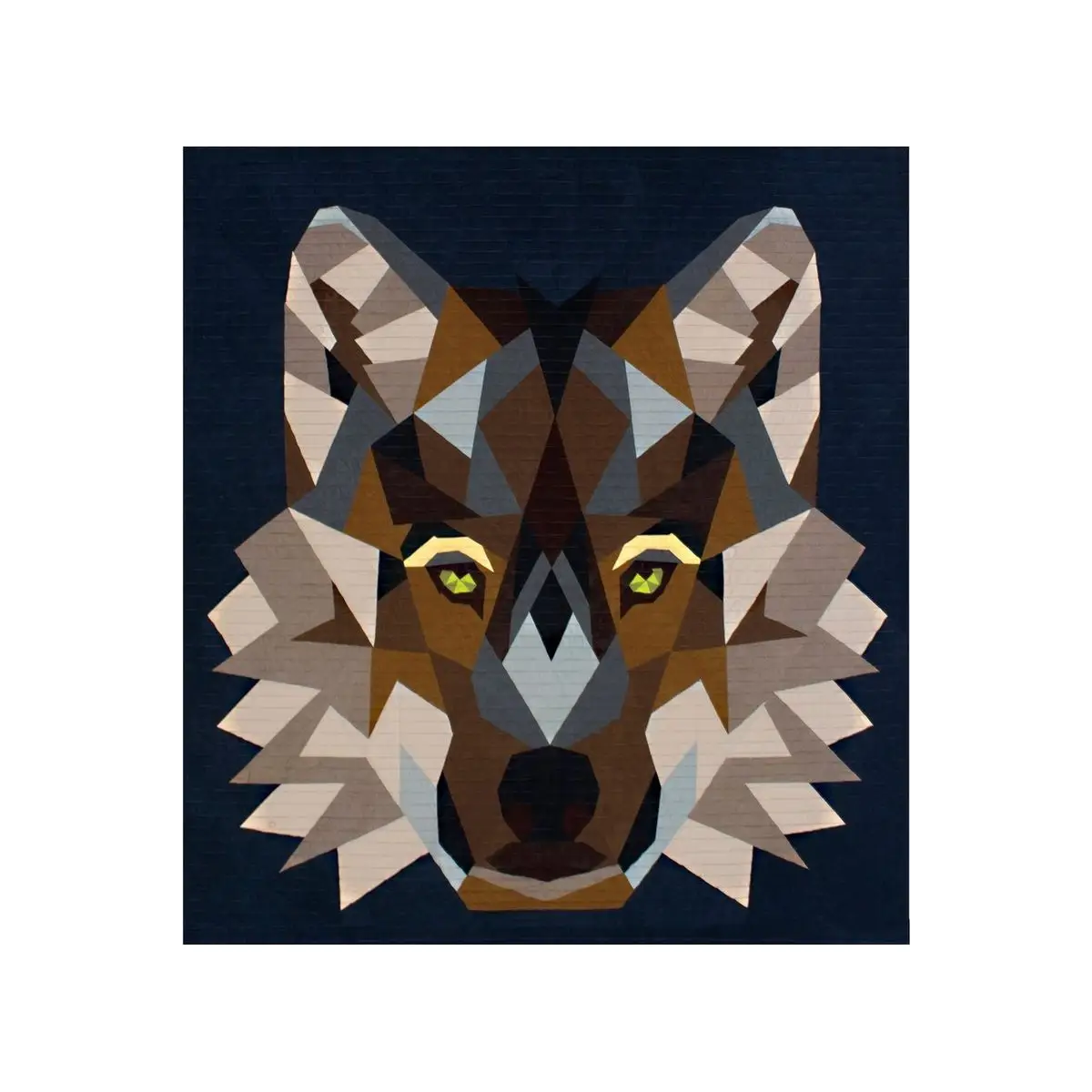Violet Craft Wolf Abstractions Foundations Paper Piecing Pattern