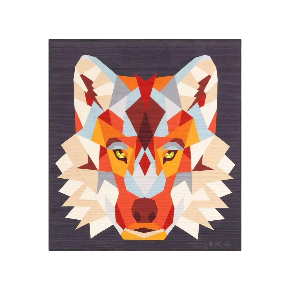 Violet Craft Wolf Abstractions Foundations Paper Piecing Pattern