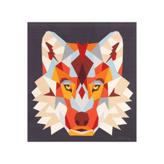 Violet Craft Wolf Abstractions Foundations Paper Piecing Pattern
