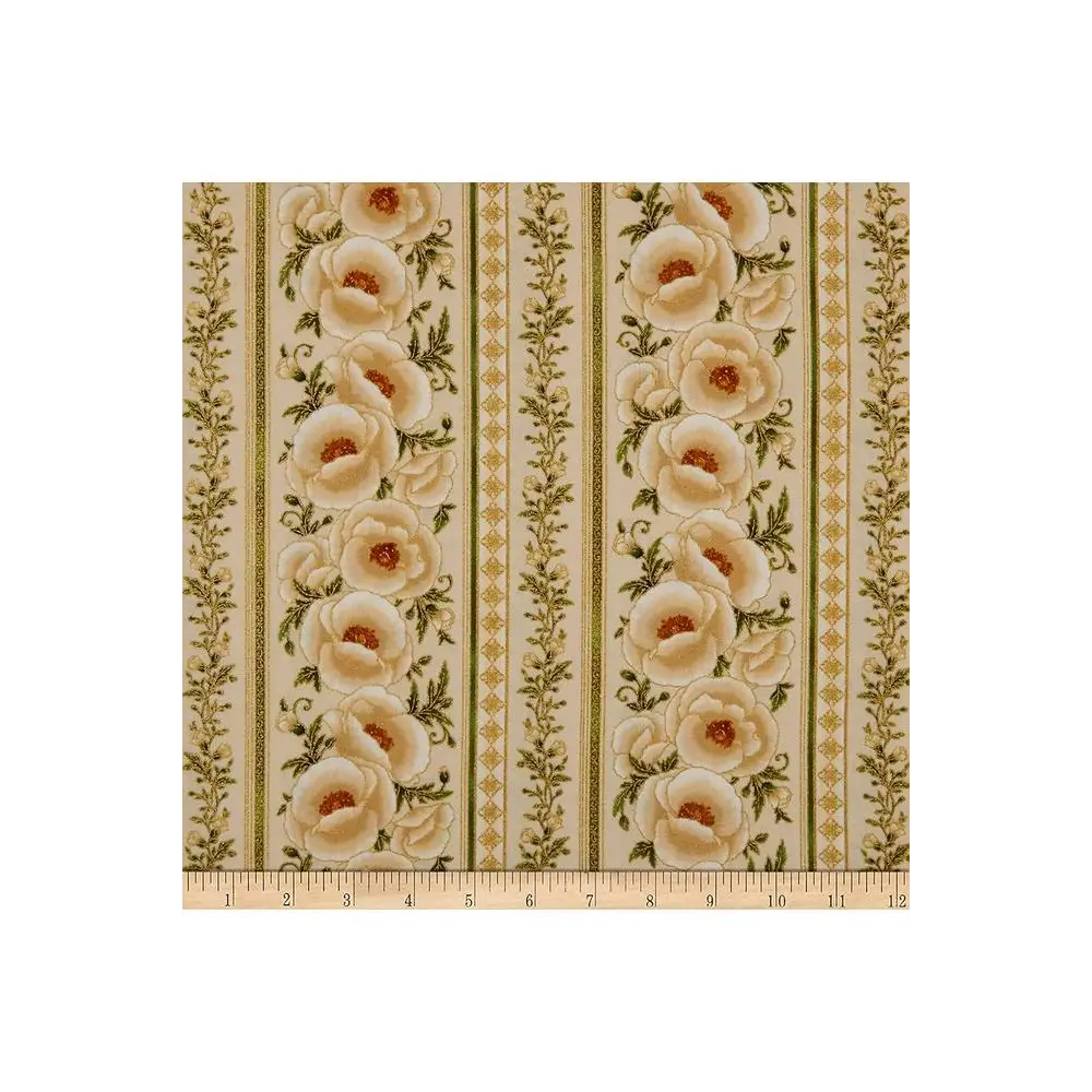 Robert Kaufman Fabrics Poppy Collection - AHYM-18704-302 - Cream - 100% Cotton Fabric